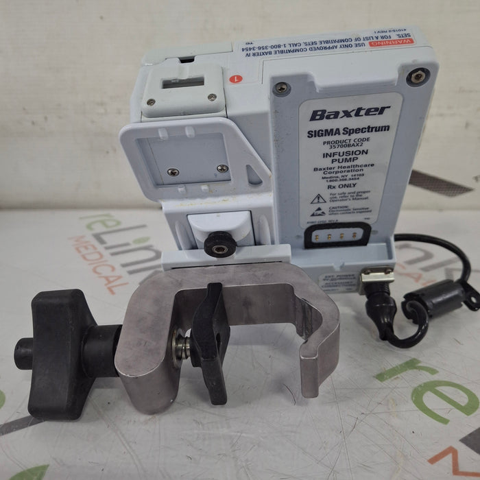 Baxter Sigma Spectrum 8.00.04 w/o Battery Infusion Pump