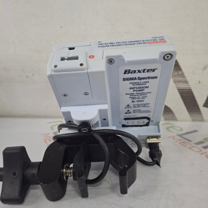 Baxter Baxter Sigma Spectrum 8.00.03 w/o Battery Infusion Pump Infusion Pump reLink Medical