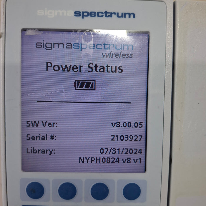Baxter Baxter Sigma Spectrum 8.00.05 w/o Battery Infusion Pump Infusion Pump reLink Medical