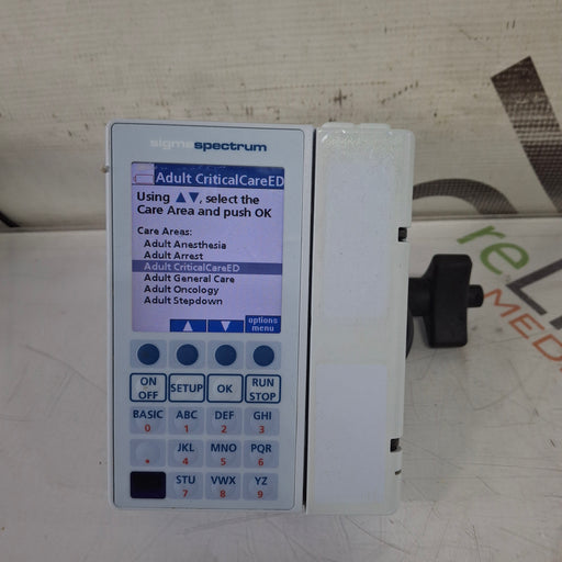 Baxter Baxter Sigma Spectrum 8.00.05 w/o Battery Infusion Pump Infusion Pump reLink Medical