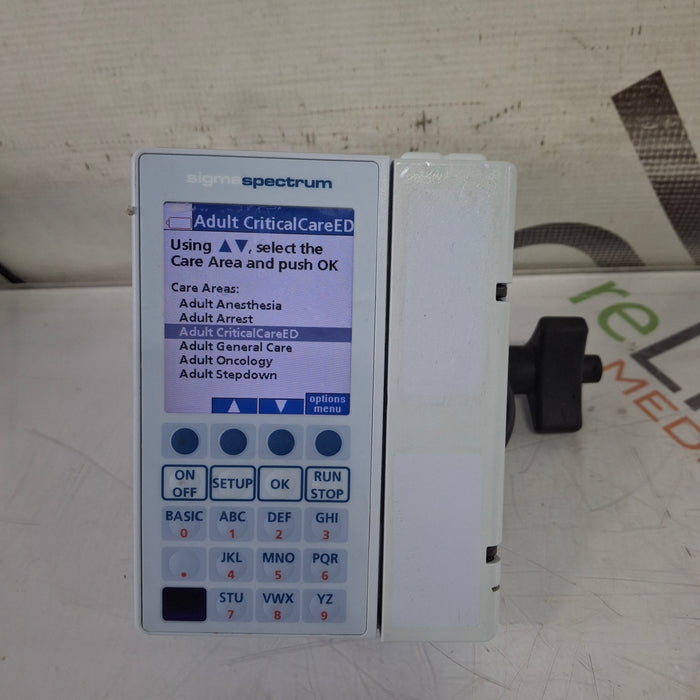 Baxter Baxter Sigma Spectrum 8.00.05 w/o Battery Infusion Pump Infusion Pump reLink Medical