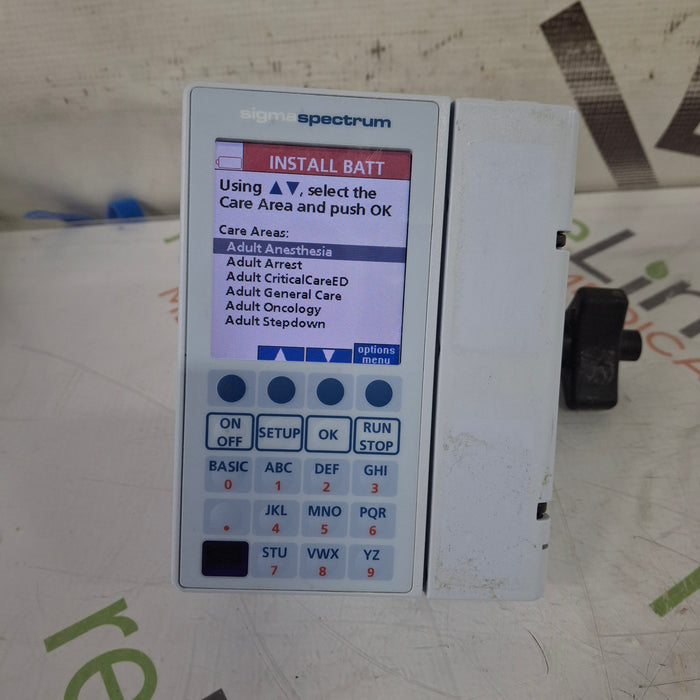 Baxter Baxter Sigma Spectrum 8.01.00 w/o Battery Infusion Pump Infusion Pump reLink Medical