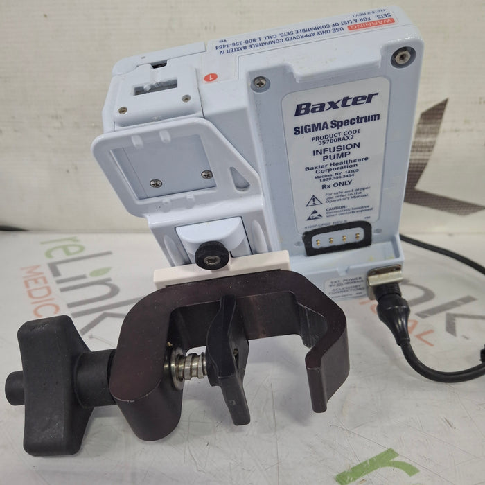 Baxter Sigma Spectrum 8.00.05 w/o Battery Infusion Pump