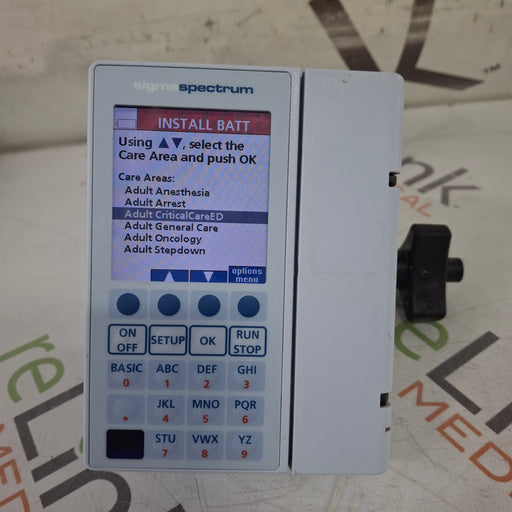 Baxter Baxter Sigma Spectrum 8.01.00 w/o Battery Infusion Pump Infusion Pump reLink Medical
