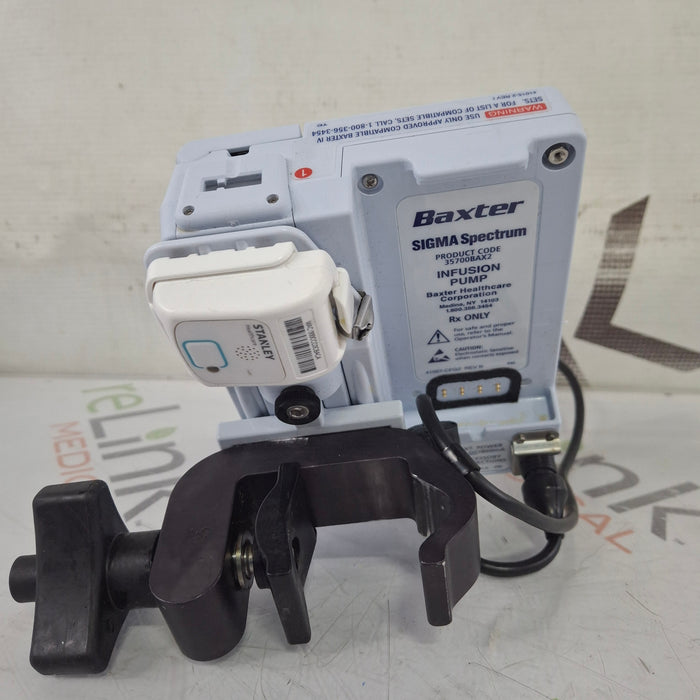 Baxter Baxter Sigma Spectrum 8.01.00 w/o Battery Infusion Pump Infusion Pump reLink Medical