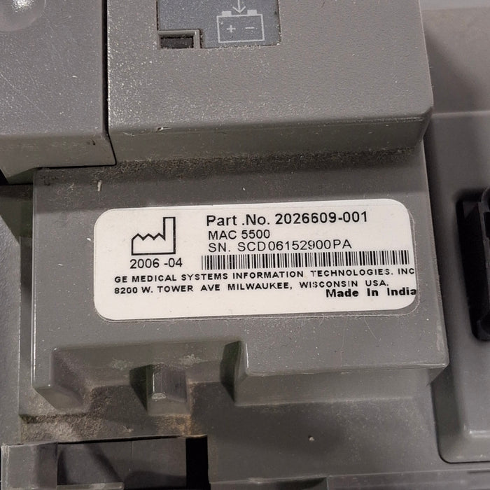 GE Healthcare GE Healthcare MAC 5500 ECG without CAM Module Cardiology reLink Medical