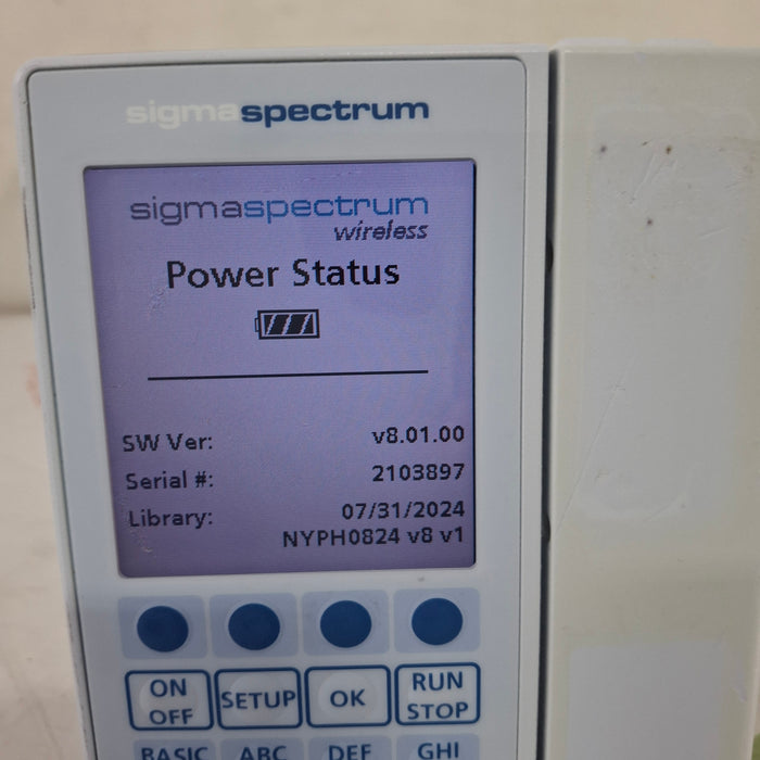 Baxter Baxter Sigma Spectrum 8.01.00 w/o Battery Infusion Pump Infusion Pump reLink Medical