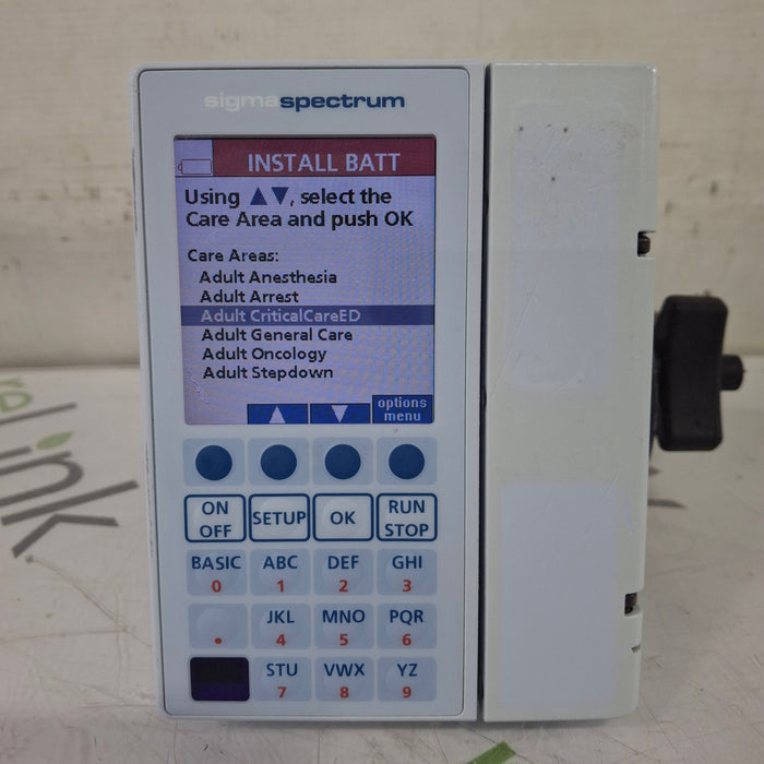 Baxter Baxter Sigma Spectrum 8.01.00 w/o Battery Infusion Pump Infusion Pump reLink Medical