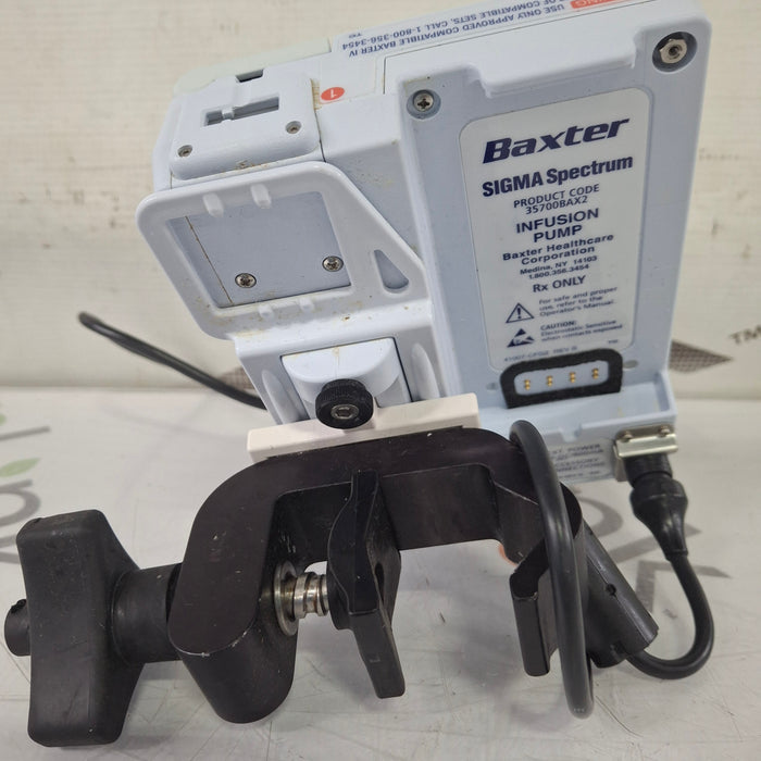 Baxter Baxter Sigma Spectrum 8.01.00 w/o Battery Infusion Pump Infusion Pump reLink Medical