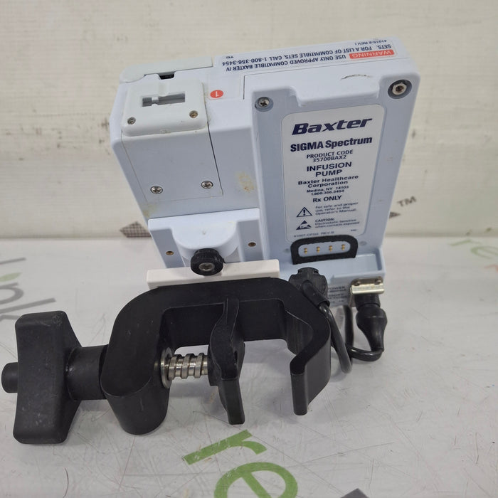 Baxter Baxter Sigma Spectrum 8.00.05 w/o Battery Infusion Pump Infusion Pump reLink Medical