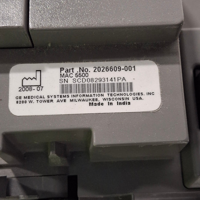 GE Healthcare GE Healthcare MAC 5500 ECG without CAM Module Cardiology reLink Medical