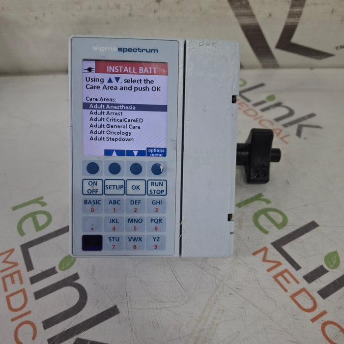 Baxter Sigma Spectrum 8.00.03 w/o Battery Infusion Pump