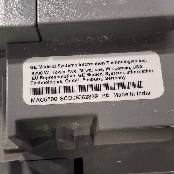 GE Healthcare GE Healthcare MAC 5500 ECG without CAM Module Cardiology reLink Medical