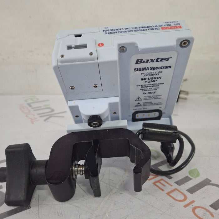 Baxter Sigma Spectrum w/Non Wireless or No Battery Infusion Pump