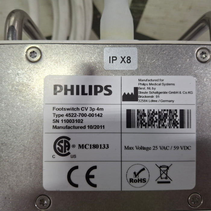 Philips Philips CV 3p 4m Footswitch C-Arms & Tables reLink Medical