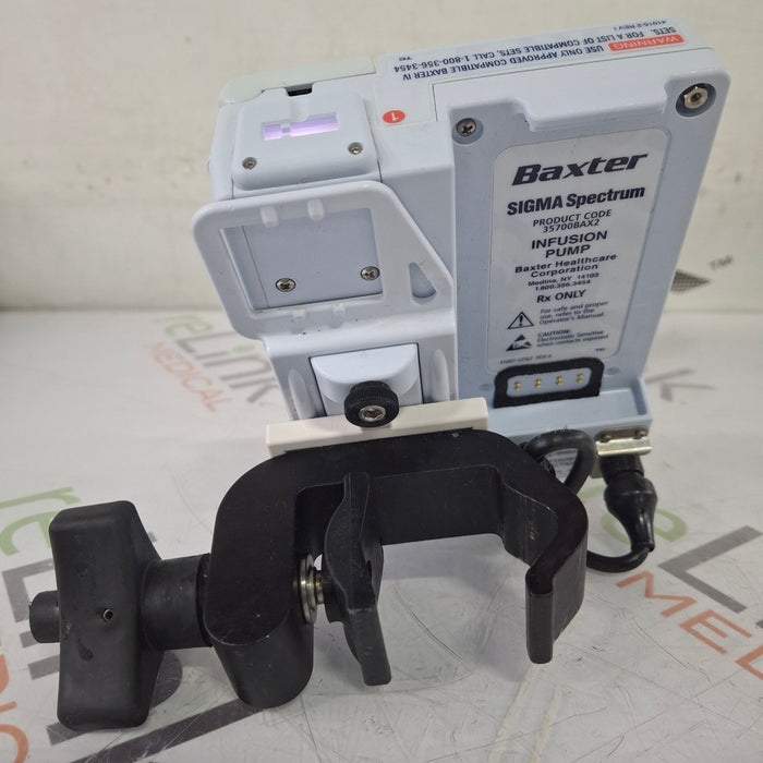 Baxter Baxter Sigma Spectrum 8.00.05 w/o Battery Infusion Pump Infusion Pump reLink Medical