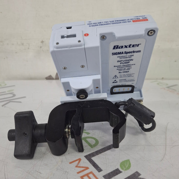 Baxter Baxter Sigma Spectrum 8.01.00 w/o Battery Infusion Pump Infusion Pump reLink Medical