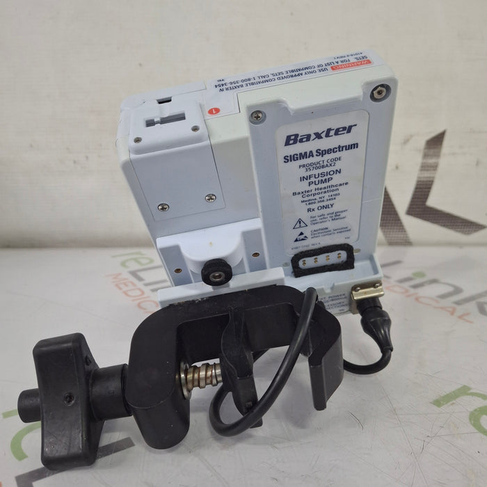 Baxter Baxter Sigma Spectrum 8.00.05 w/o Battery Infusion Pump Infusion Pump reLink Medical