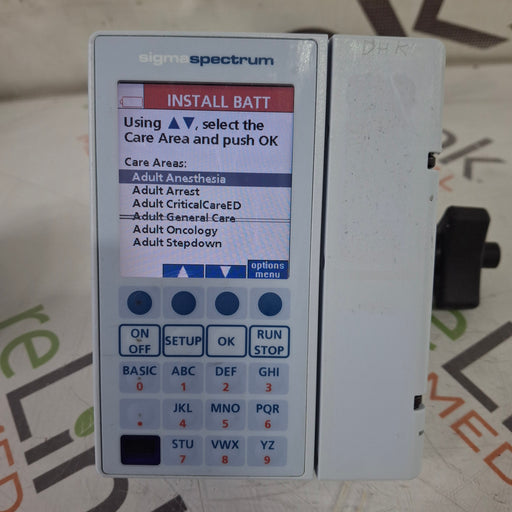 Baxter Baxter Sigma Spectrum 8.00.03 w/o Battery Infusion Pump Infusion Pump reLink Medical