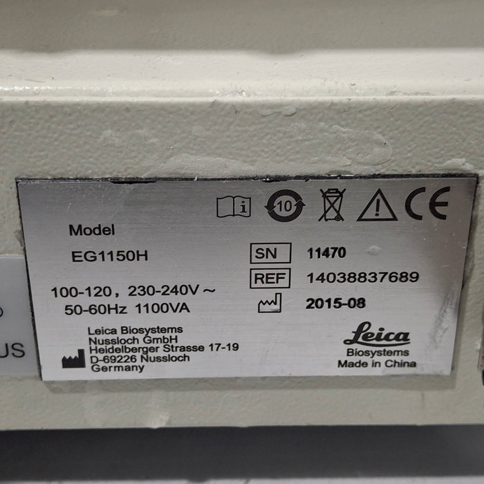 Leica Leica EG 1150H Modular Tissue Embedding Center Histology and Pathology reLink Medical