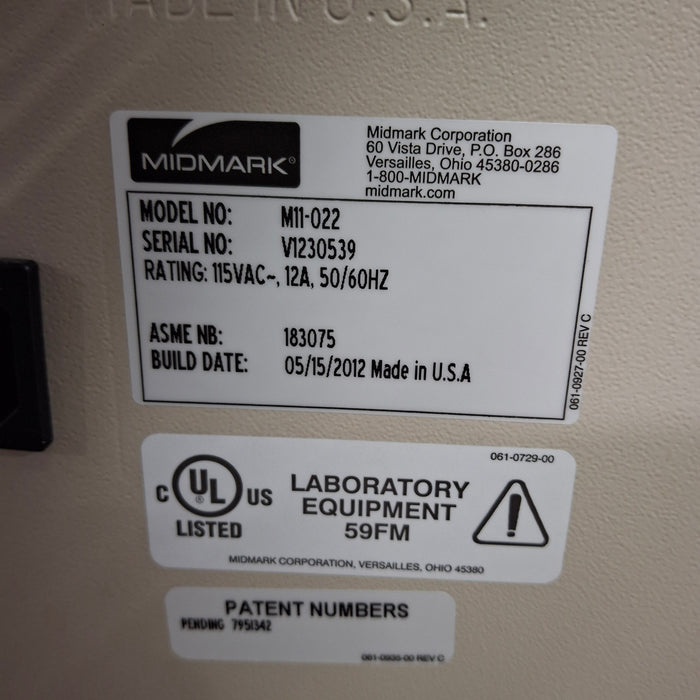 Midmark Midmark M11-022 UltraClave Autoclave Sterilizer Sterilizers & Autoclaves reLink Medical
