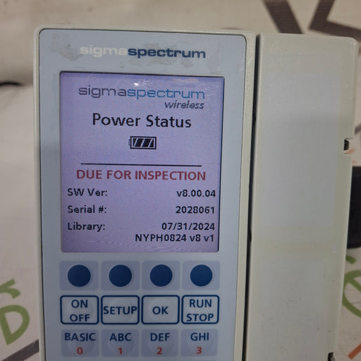 Baxter Baxter Sigma Spectrum 8.00.04 w/o Battery Infusion Pump Infusion Pump reLink Medical