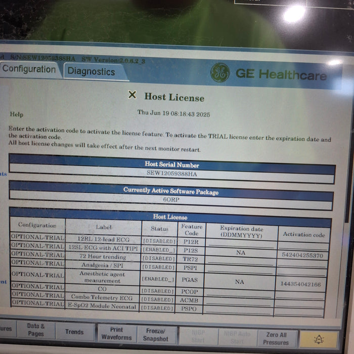 GE Healthcare GE Healthcare Carescape B650 Anesthesia Care Patient Monitor Patient Monitors reLink Medical