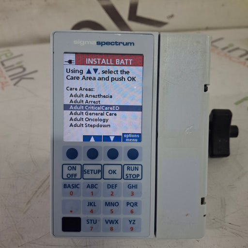 Baxter Baxter Sigma Spectrum 8.01.00 w/o Battery Infusion Pump Infusion Pump reLink Medical