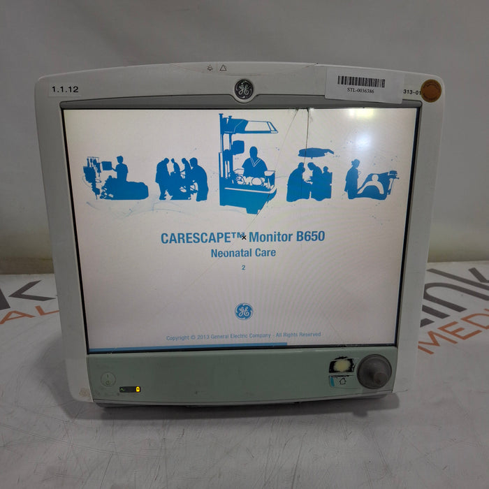 GE Healthcare GE Healthcare Carescape B650 Neonatal Care Patient Monitor Patient Monitors reLink Medical