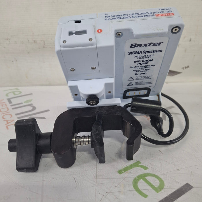 Baxter Baxter Sigma Spectrum 8.00.03 w/o Battery Infusion Pump Infusion Pump reLink Medical