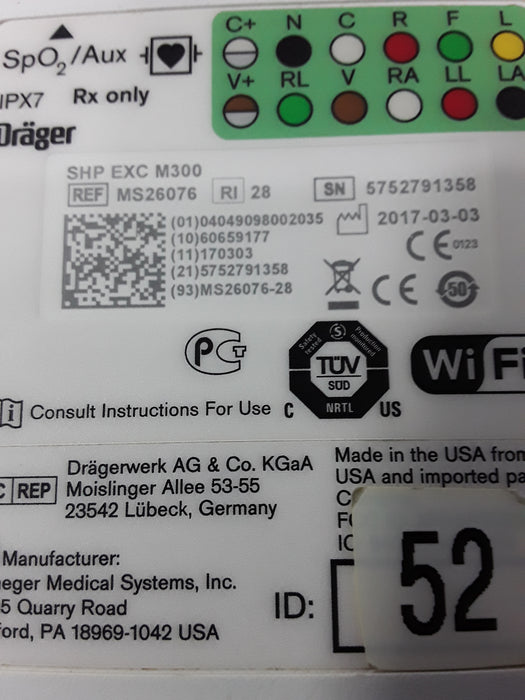 Draeger Medical Draeger Medical Infinity M300 Patient Monitor Patient Monitors reLink Medical