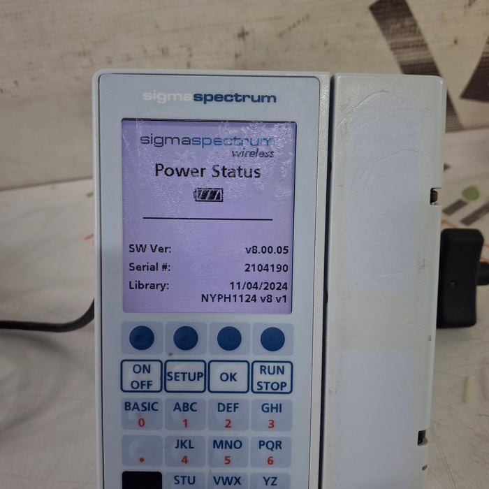 Baxter Baxter Sigma Spectrum 8.00.05 w/o Battery Infusion Pump Infusion Pump reLink Medical