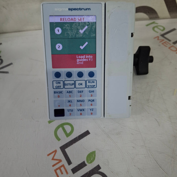 Baxter Baxter Sigma Spectrum 8.00.05 w/o Battery Infusion Pump Infusion Pump reLink Medical