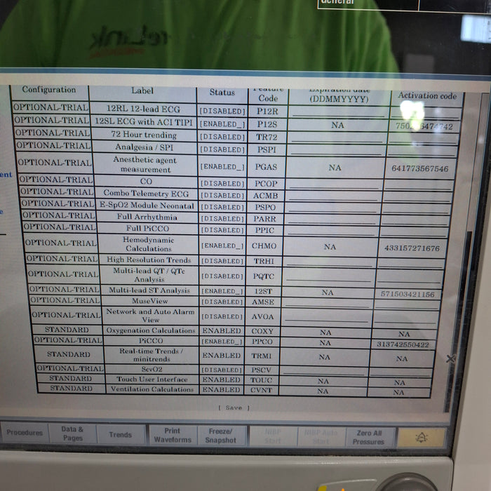 GE Healthcare GE Healthcare Carescape B650 Anesthesia Care Patient Monitor Patient Monitors reLink Medical