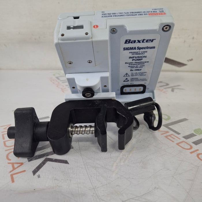 Baxter Sigma Spectrum w/Non Wireless or No Battery Infusion Pump