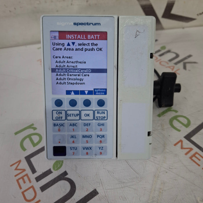 Baxter Sigma Spectrum 8.00.03 w/o Battery Infusion Pump