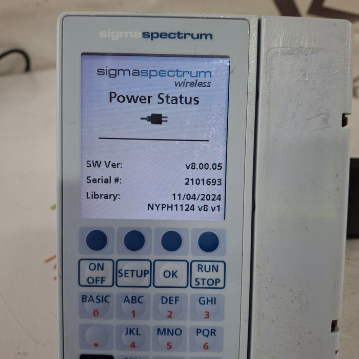 Baxter Baxter Sigma Spectrum 8.00.05 w/o Battery Infusion Pump Infusion Pumps reLink Medical