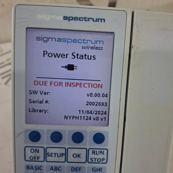 Baxter Baxter Sigma Spectrum 8.00.04 w/o Battery Infusion Pump Infusion Pumps reLink Medical