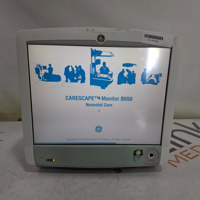 GE Healthcare Carescape B650 Neonatal Care Patient Monitor