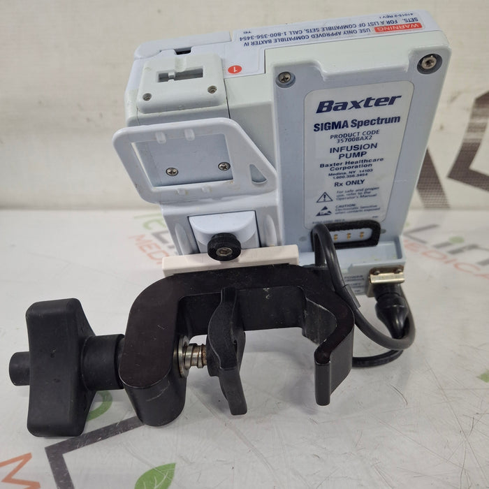 Baxter Sigma Spectrum 8.01.00 w/o Battery Infusion Pump