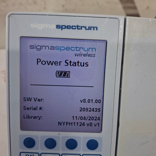 Baxter Baxter Sigma Spectrum 8.01.00 w/o Battery Infusion Pump Infusion Pump reLink Medical