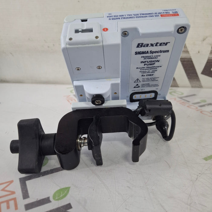 Baxter Baxter Sigma Spectrum 8.01.00 w/o Battery Infusion Pump Infusion Pump reLink Medical