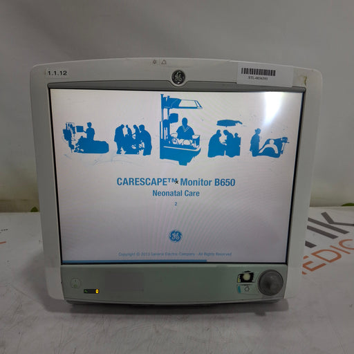 GE Healthcare GE Healthcare Carescape B650 Neonatal Care Patient Monitor Patient Monitors reLink Medical