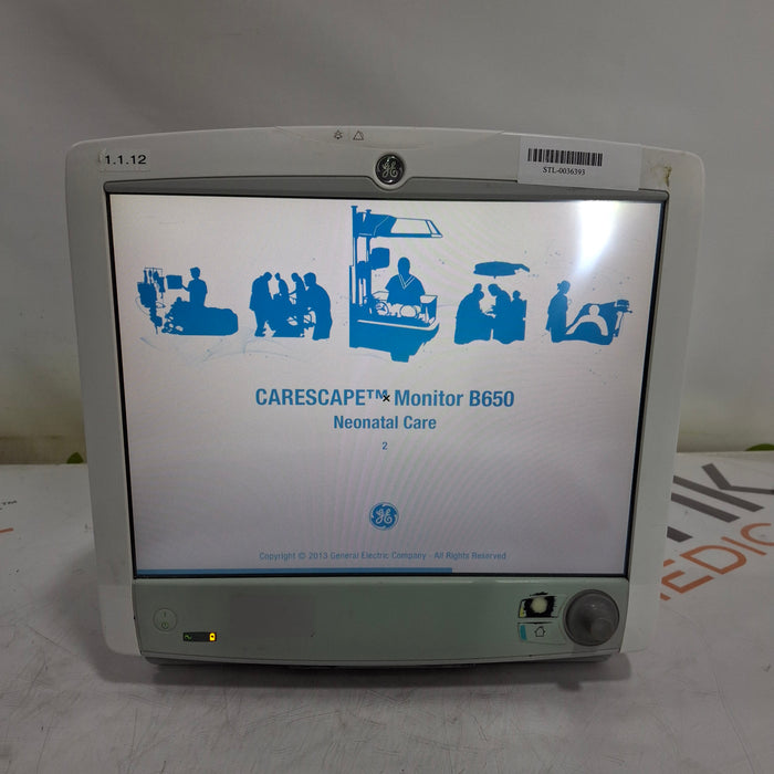 GE Healthcare GE Healthcare Carescape B650 Neonatal Care Patient Monitor Patient Monitors reLink Medical