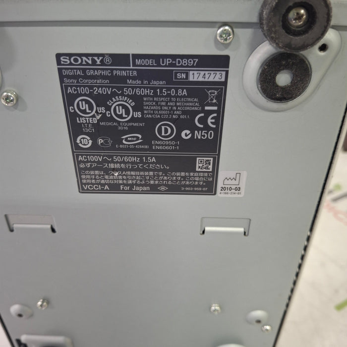 Sony Sony UP-D897 Digital Graphic Printer CR & Imagers reLink Medical