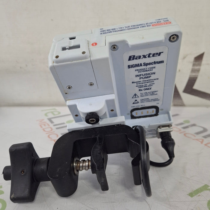 Baxter Baxter Sigma Spectrum 8.00.03 w/o Battery Infusion Pump Infusion Pump reLink Medical