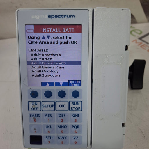 Baxter Baxter Sigma Spectrum 8.01.00 w/o Battery Infusion Pump Infusion Pump reLink Medical