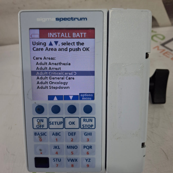 Baxter Baxter Sigma Spectrum 8.01.00 w/o Battery Infusion Pump Infusion Pump reLink Medical