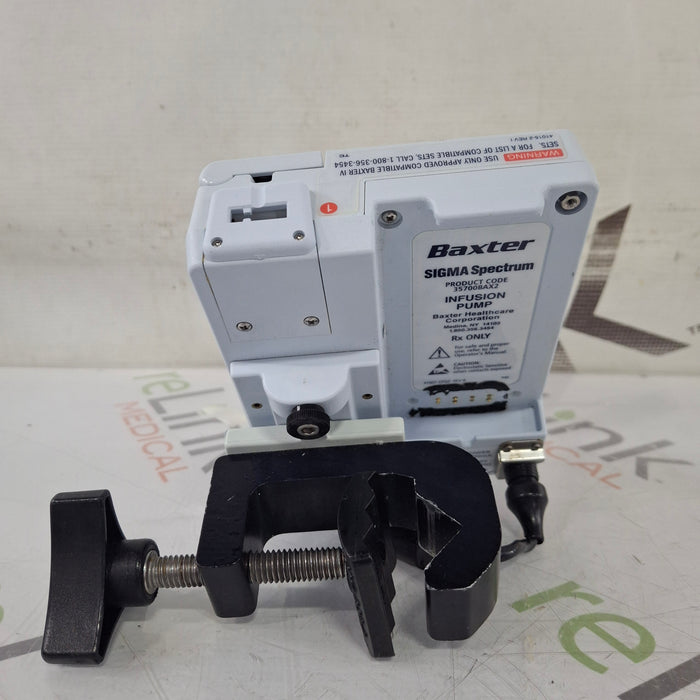 Baxter Baxter Sigma Spectrum 8.01.00 w/o Battery Infusion Pump Infusion Pump reLink Medical