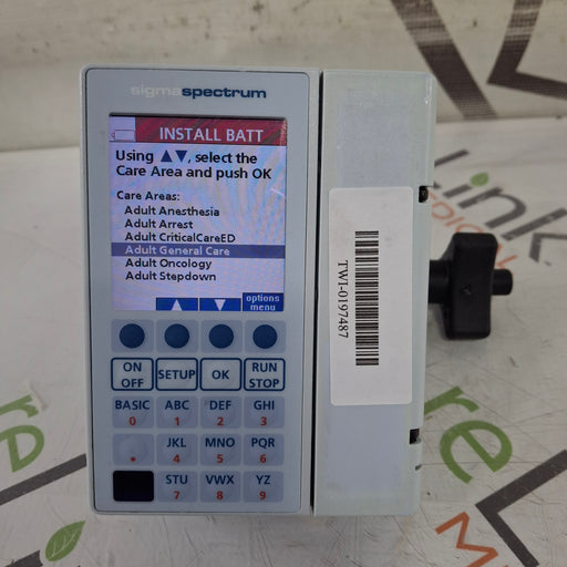 Baxter Baxter Sigma Spectrum 8.00.03 w/o Battery Infusion Pump Infusion Pump reLink Medical